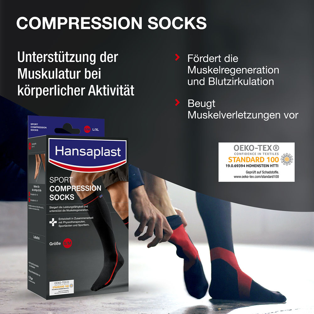 Hansaplast Sport Compression Socks Gr. S/M