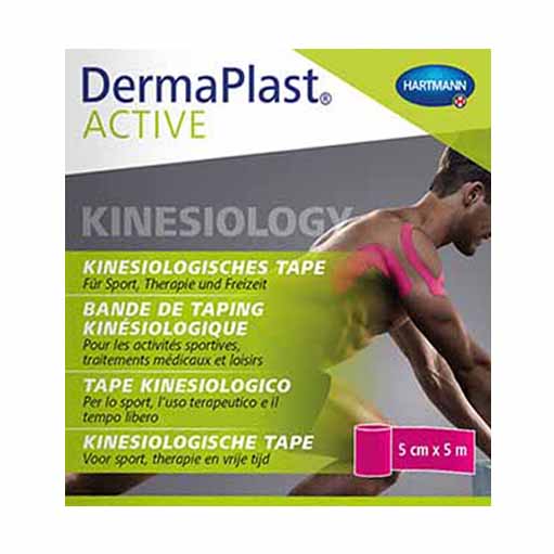 DERMAPLAST Active Kinesiology Tape 5 cm x 5 m pink