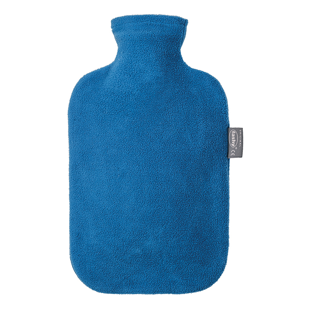 Fashy Wärmflasche 2,0 l mit Fleecebezug