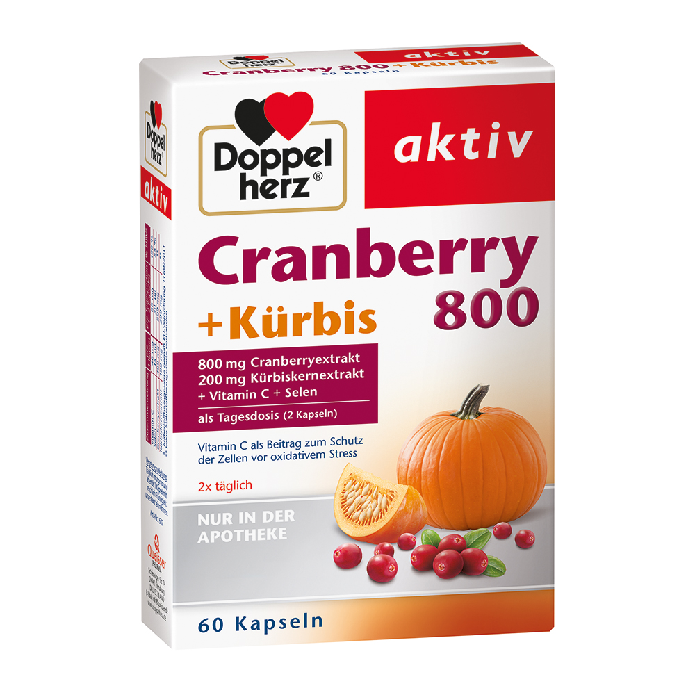 Doppelherz® Cranberry + Kürbis Kapseln