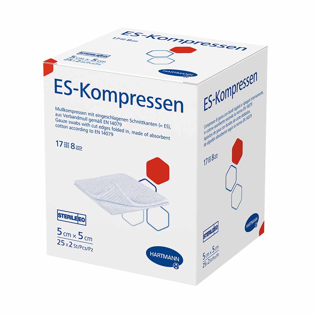 ES-Kompressen - steril - 8-fach 