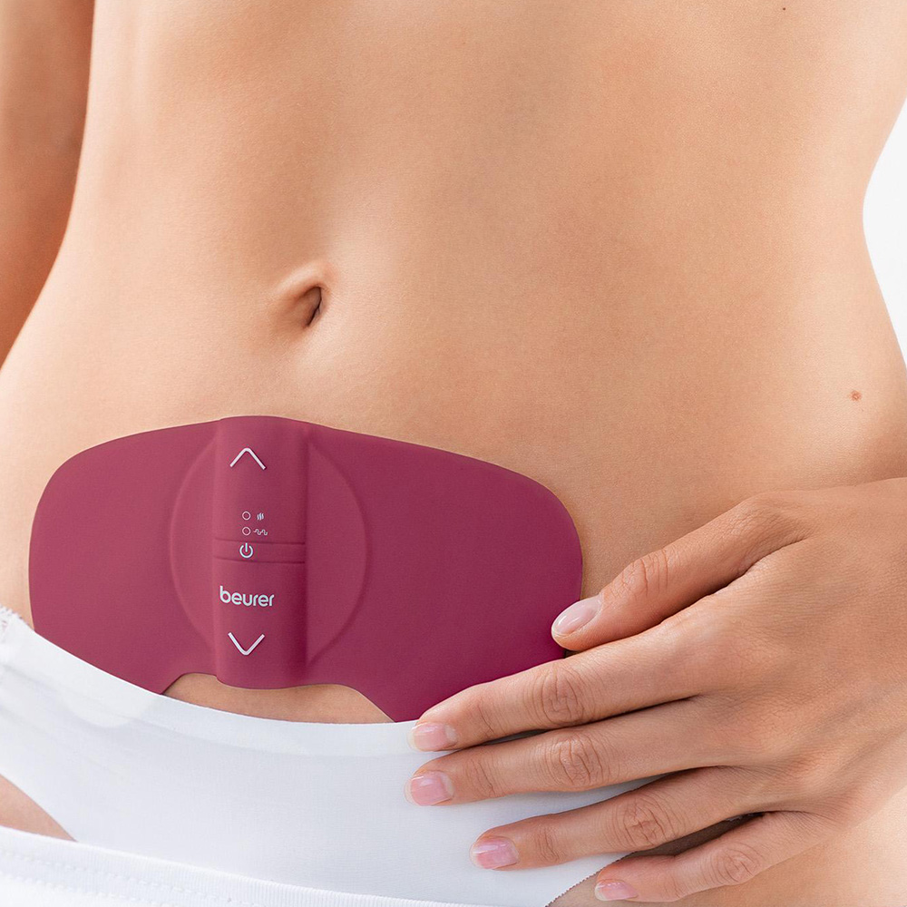 Beurer EM 50 Menstrual Relax Anwendung am Bauch