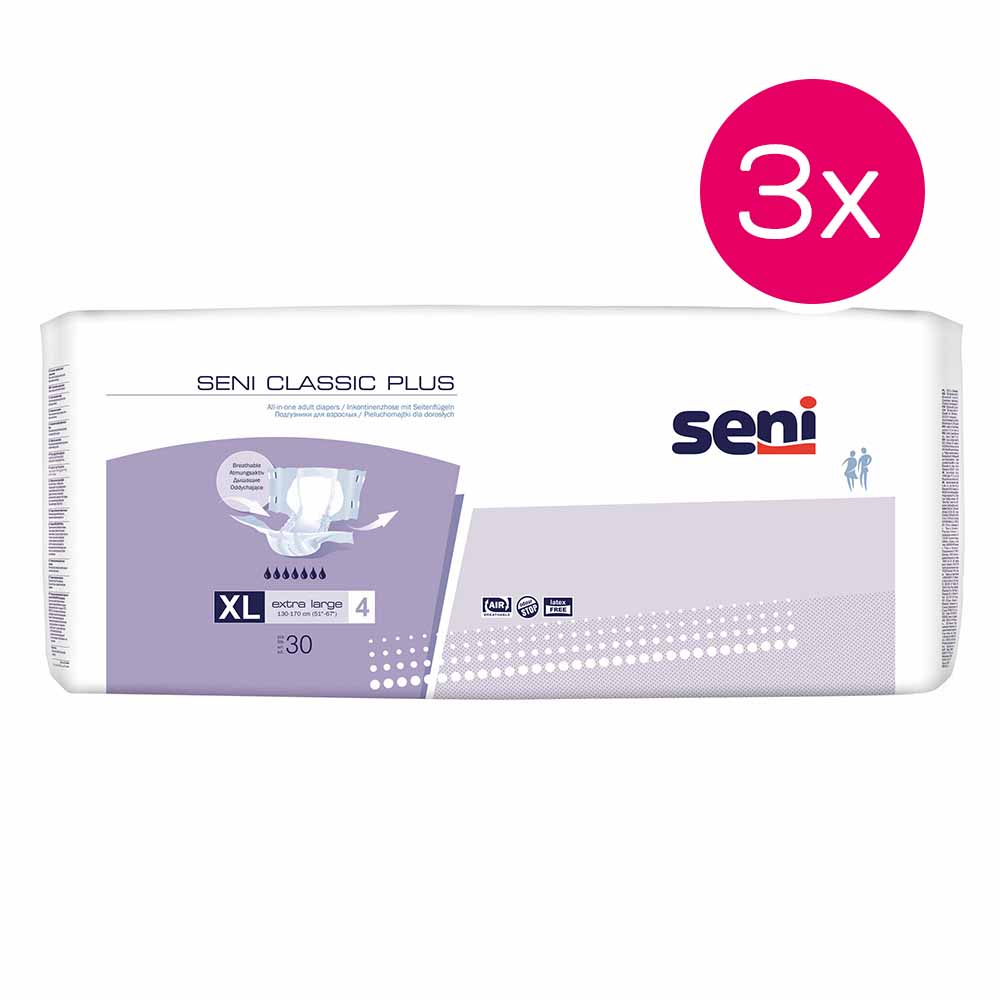 SENI CLASSIC Plus - Extra Large - 3 x 30 Stück
