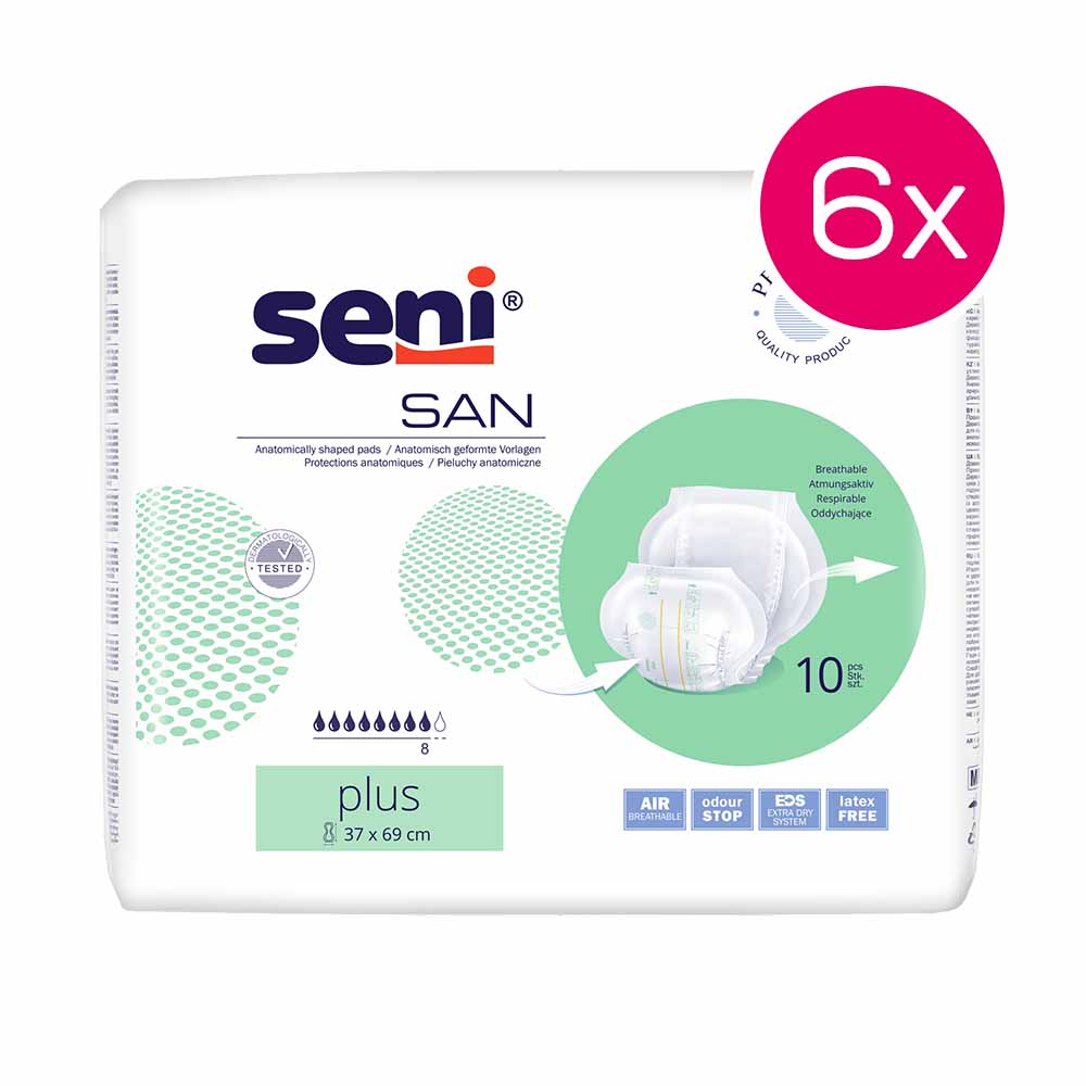 SENI SAN Plus - 6 x 10 Stück