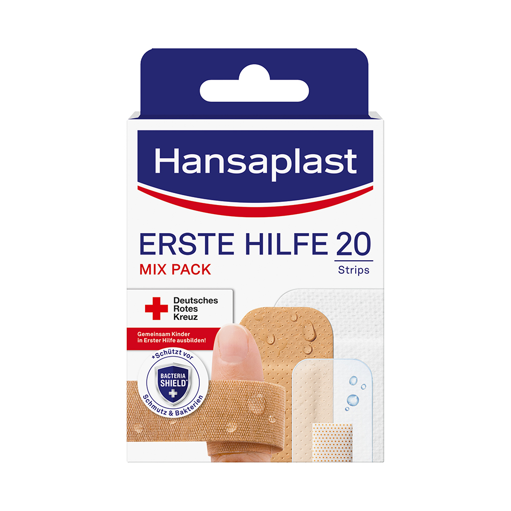 Hansaplast Erste Hilfe Pflaster Mix 20 Strips