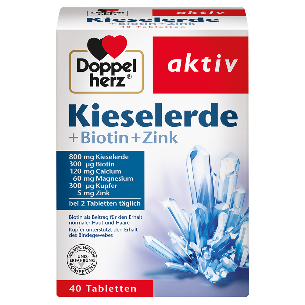Doppelherz® Kieselerde + Biotin + Zink Tabletten