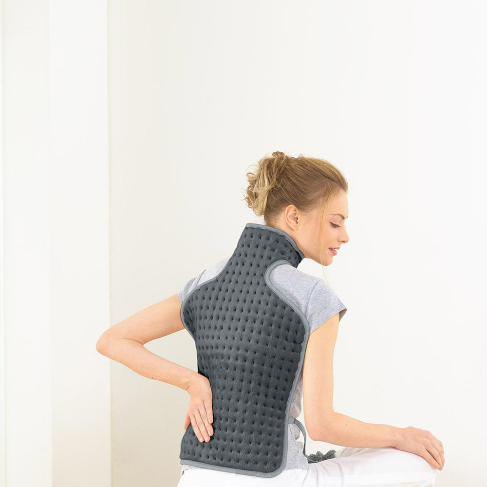 Beurer Cosy graues Rücken Nackenkissen mit Temperaturregler