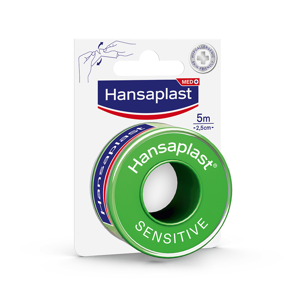 Hansaplast Fixierpflaster Sensitive 2,5cm x 5m
