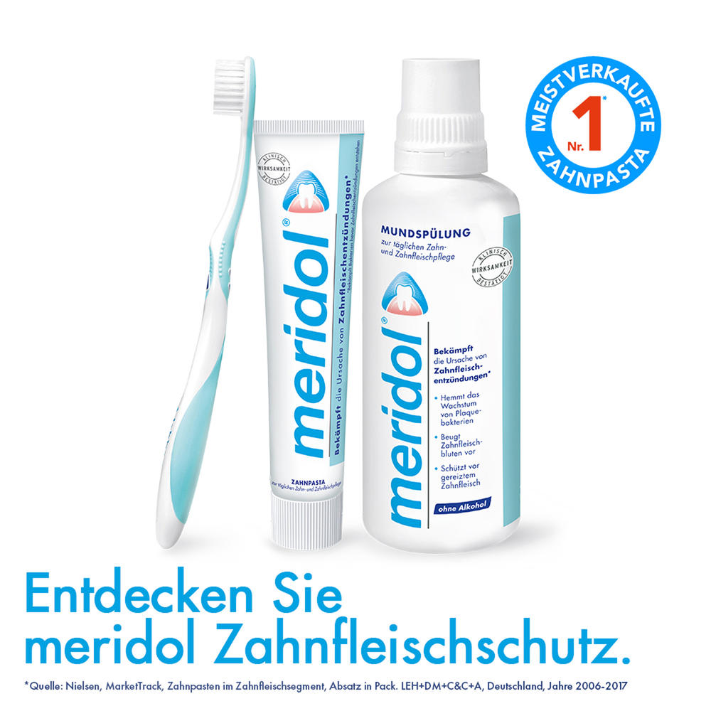 meridol® Zahnpasta Vorteilspack+100 ml Spülung